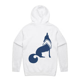 Wolf Pullover Hoodie - White