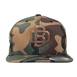 Dean Brody Snapback Camo Hat - Brown Multi