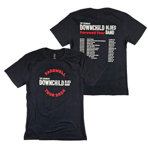 Farewell Tour T-Shirt - Dates On Back - Black