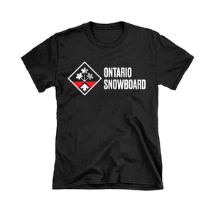 ON SNOWBOARD T-SHIRT