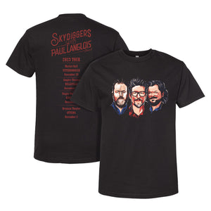 Skydiggers & Paul Langlois Band - 2023 Tour Tee