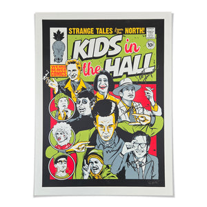 Strange Tales from the North Poster - Green Autographed