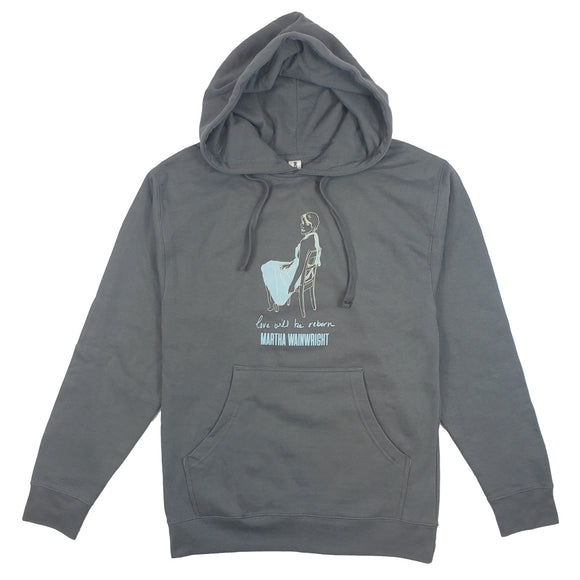 Love Will Be Reborn Hoodie - Grey