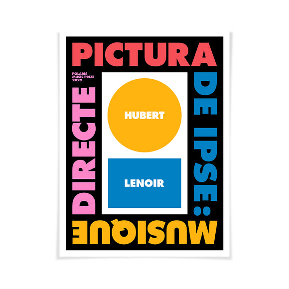 Hubert Lenoir - PICTURA DE IPSE : Musique directe