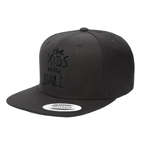 Kids In The Hall Snapback Hat - Black Logo
