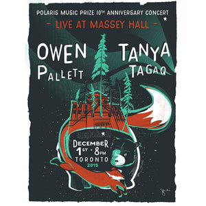 Owen Pallett and Tanya Tagaq Live At Massey Hall 2015 Poster